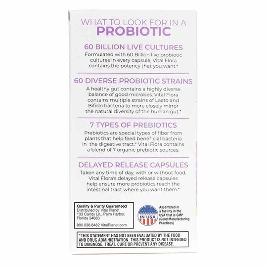 Vital Flora Women 55+ Probiotic + Prebiotics Shelf Stable, VTP